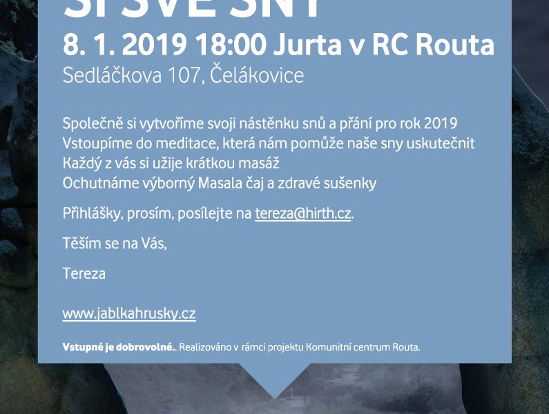 8. 1. 2019 Meditace a nástěnka přání v jurtě